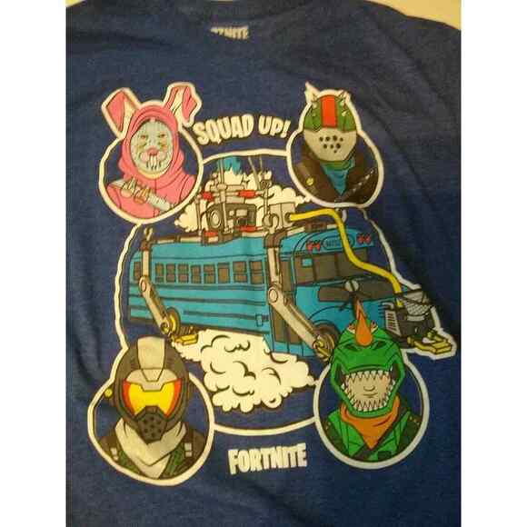 fortnite Other - Fortnite Squad Up Battle Bus T Shirt Men's Size Large